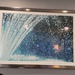 Water Picture Mounted On Big Frame 