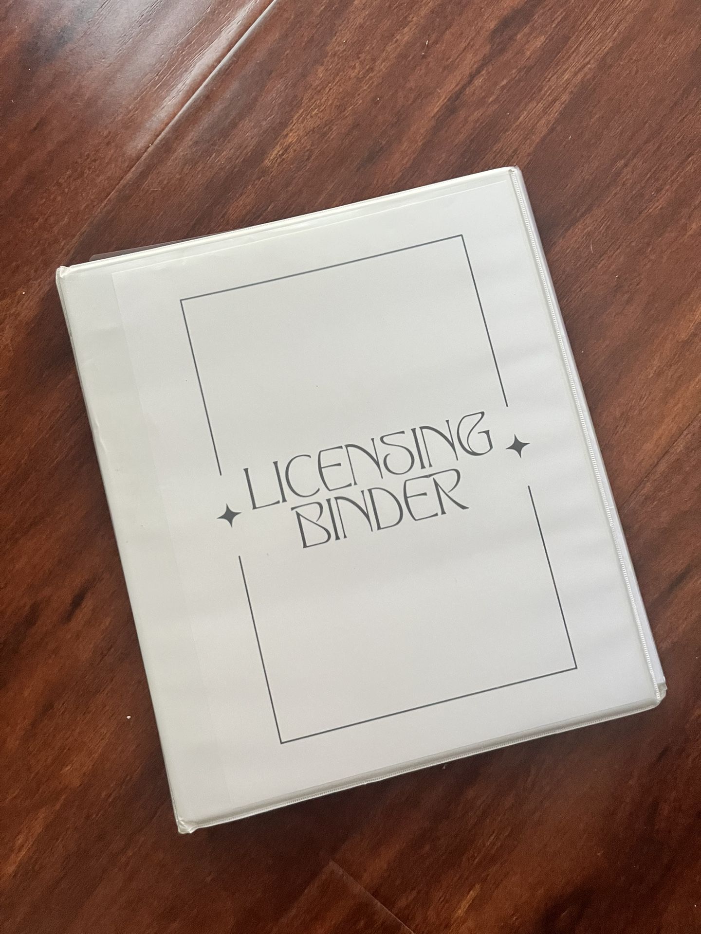 Daycare Licensing Binder