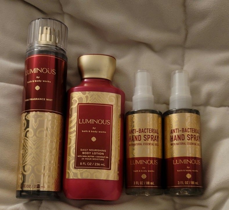 LUMINOUS Bath And Body Works Bundle