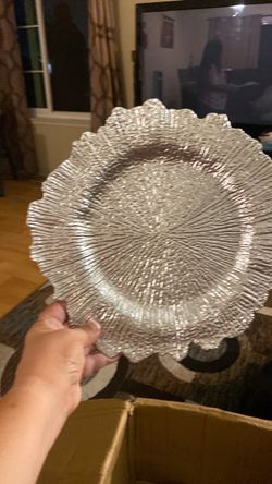 Charger plates Silver
