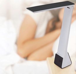 Rechargeable Battery LED Desk Lamp, 3 Color Temperatures, Flip Open. Several Available