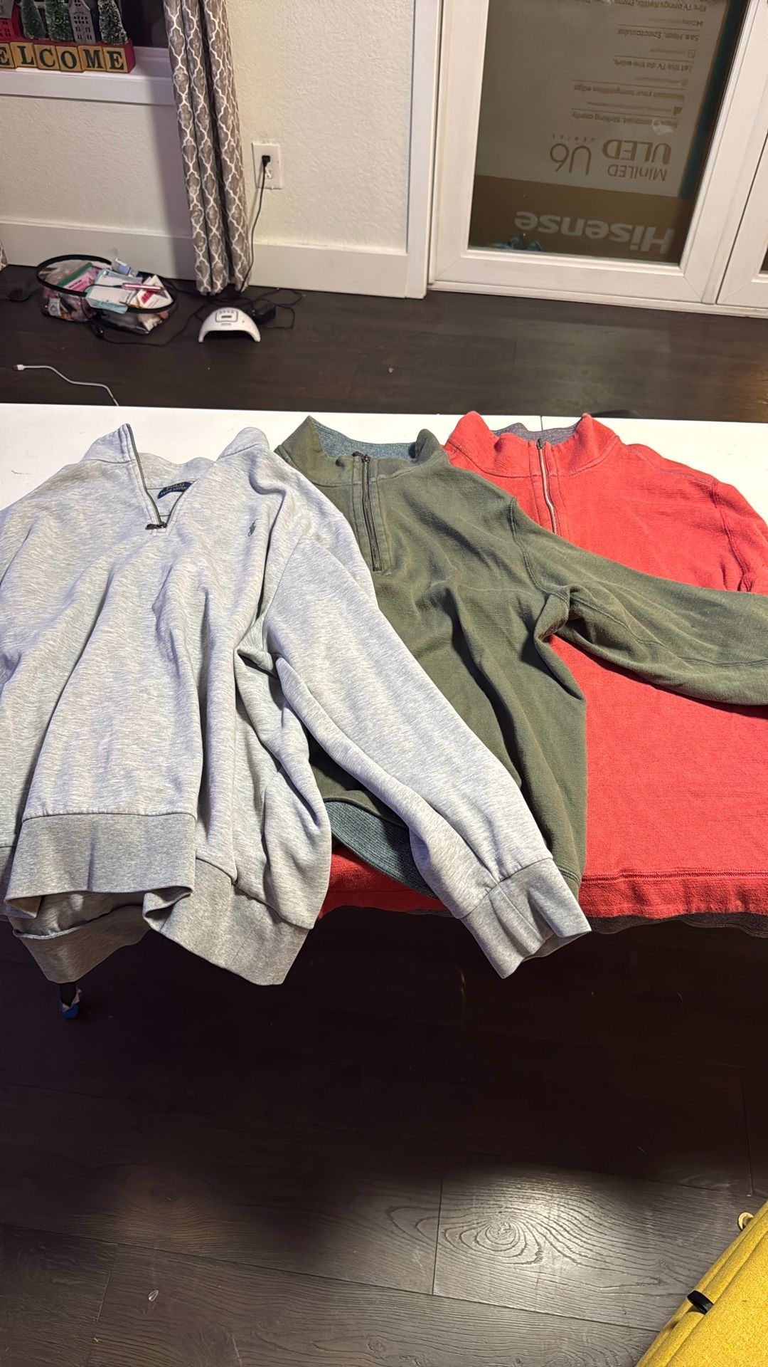 3 Men’s Sweaters - XXL