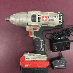 1/2” Cordless Impact Wrench Kit 20V Porter Cable
