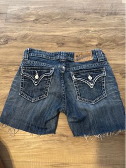 Denim shorts