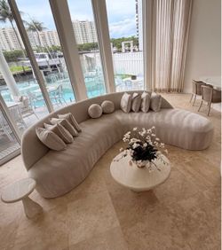 Custom made designer sofa