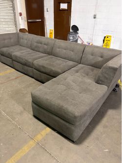 Macy’s  4 Piece Modular Sectional