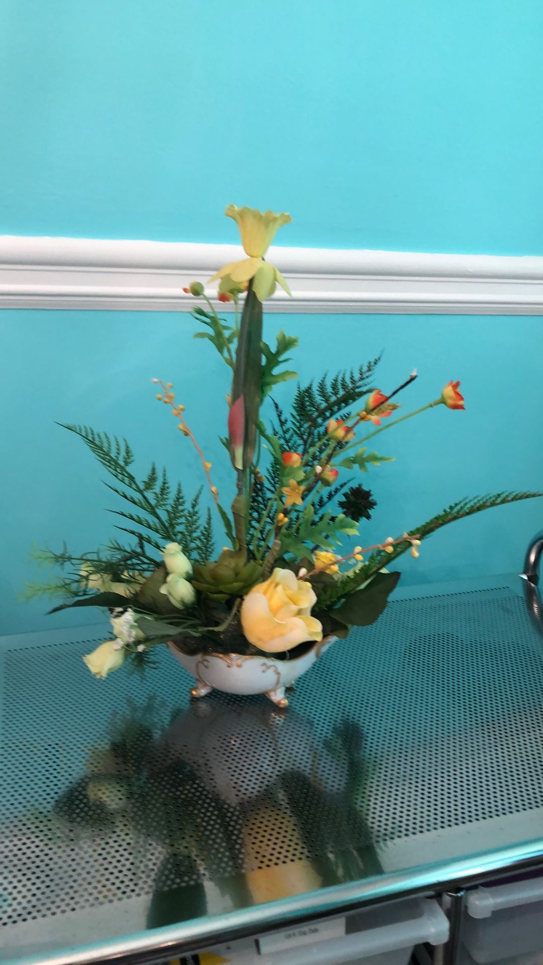 Floral Arrangement 16”Hx15”W