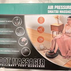 NEW - Foot Massager with Heat & Air Compression