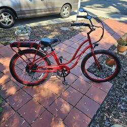 New PEDEGO INTERCEPTOR 26" Step Thru Red