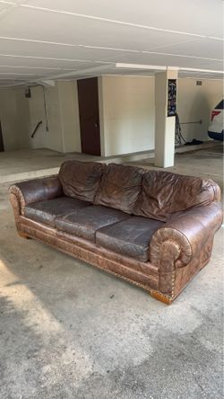 Leather couch