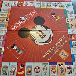 Open Box - Monopoly Mickey Mouse 75th Anniversary Collector's Edition