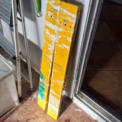 Set Of Metal Sawhorsesses