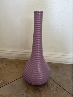 Lavender vase