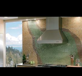 Wolf 42” Pro Wall Chimney Hood – Model PWC422418  New Open Box  Upgrade your kitchen with the sleek design and premium performance of the Wolf 42” Pro