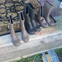 Rain Boots Sizes 12 And 10