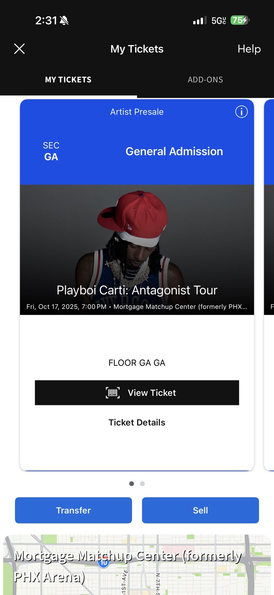ANTAGONIST 2.0 TOUR GENERAL ADMISSION TICKETS