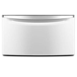 15.5 in. White Pedestal for Front Load Washer and Dryer with Storage