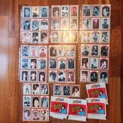 1978 ELVIS PRESLEY TRADING CARDS + WRAPPERS