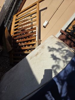 Old Toddler bed frame and mattress
