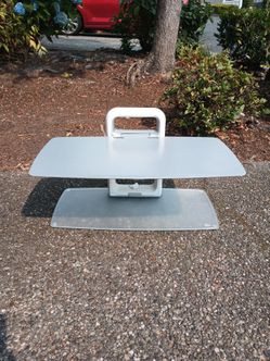 Sit stand lap top stand
