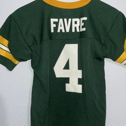 Vintage Logo 7 Greenbay Packers Brett Favre Jersey 