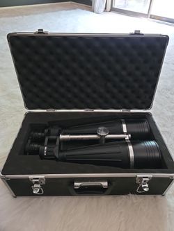 25x100 Large Binoculars with Hard Case