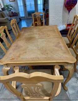 Wood table