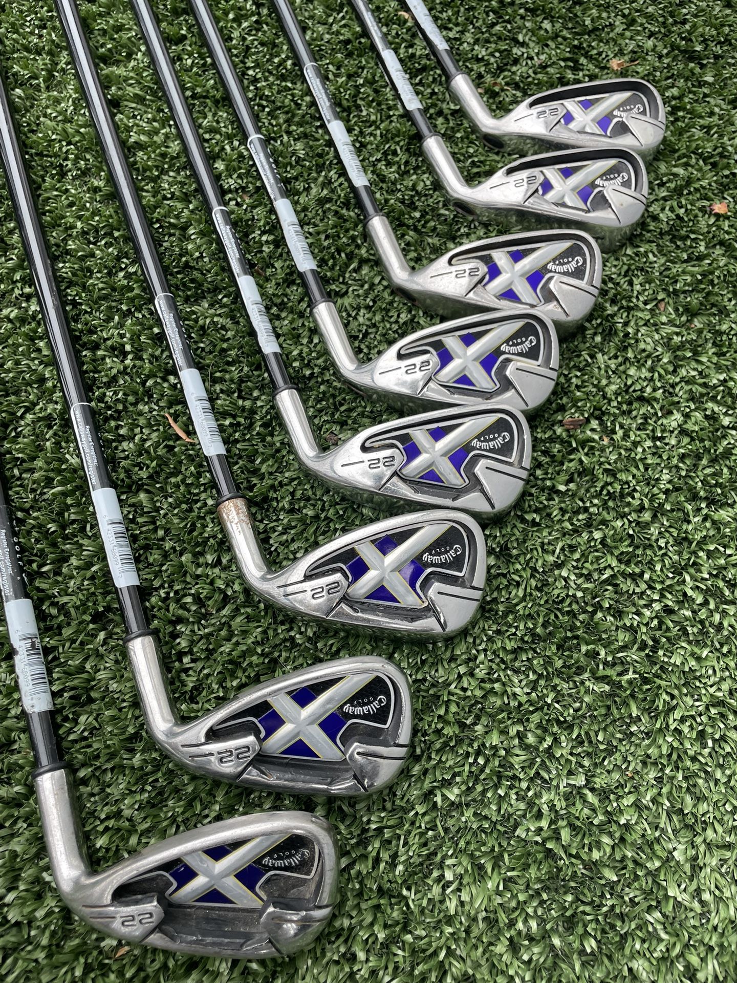Callaway X22 Iron Set 3-Pitching Wedge Gold Club Set