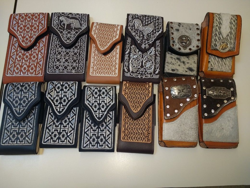 Cellphone pouches/holders.Cowboy Western