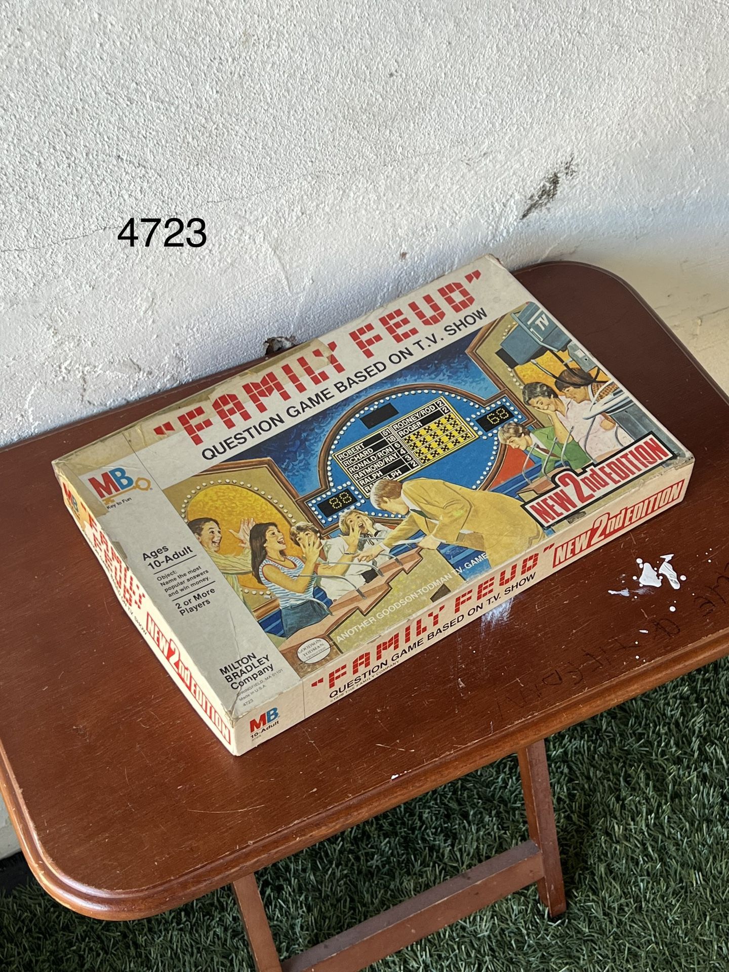 Vintage! 1977 Milton Bradley Family Feud New 2nd Edition Board Game 4723