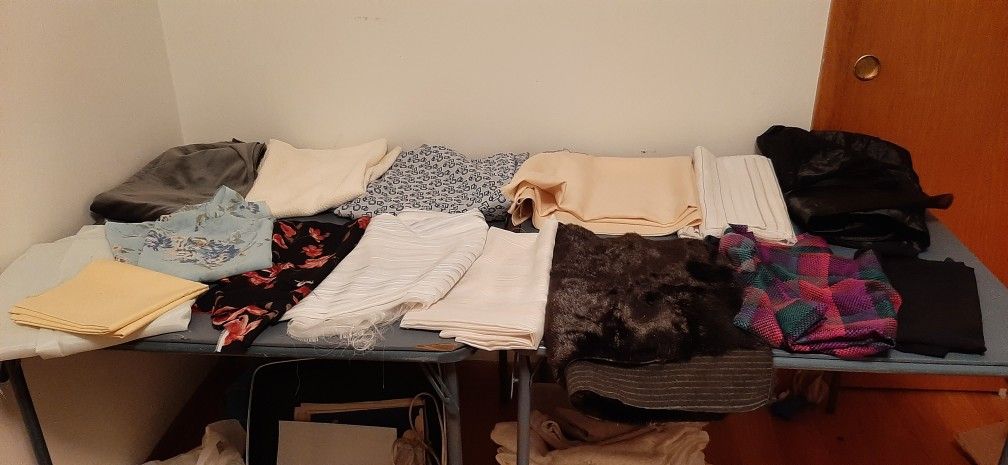 Various fabric pieces