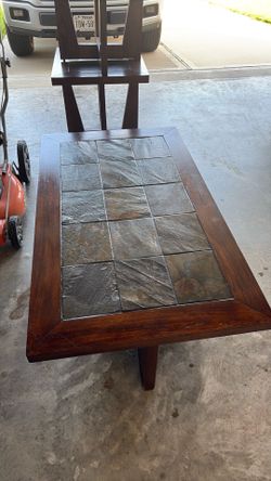 Coffee table and 2 end tables