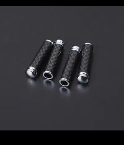 4pcs Carbon Fiber Car Auto Interior Door Lock Pins Knob Trim For BMW All Series