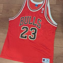 Vintage 90's champion Jordan bulls jersey #23 Size XL/2XL