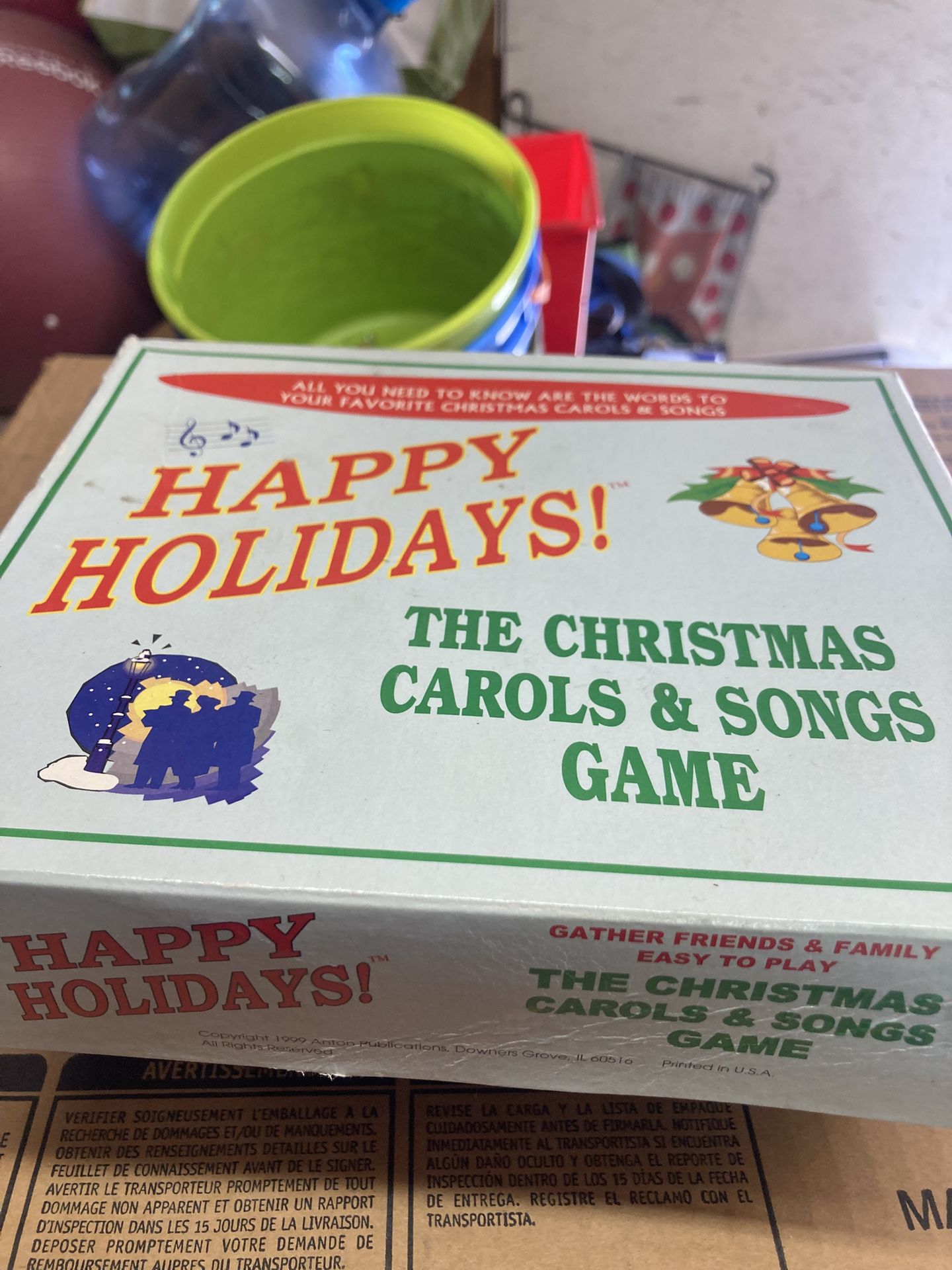 The Christmas Carole And Song Game