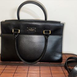 Kate Spade Black Leather Handbag