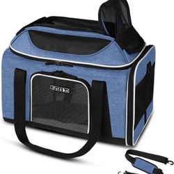 Expandable Pet Carrier 18x13x9.5 Inches