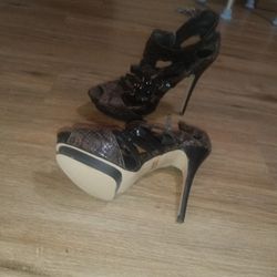 Snakeskin Heels