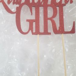 All About Details Red Quinceanera-Girl Cake Topper, 6 x 9

