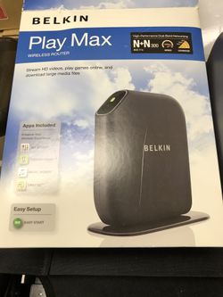 Belkin Wireless Router - Play Max (300 Mbps)