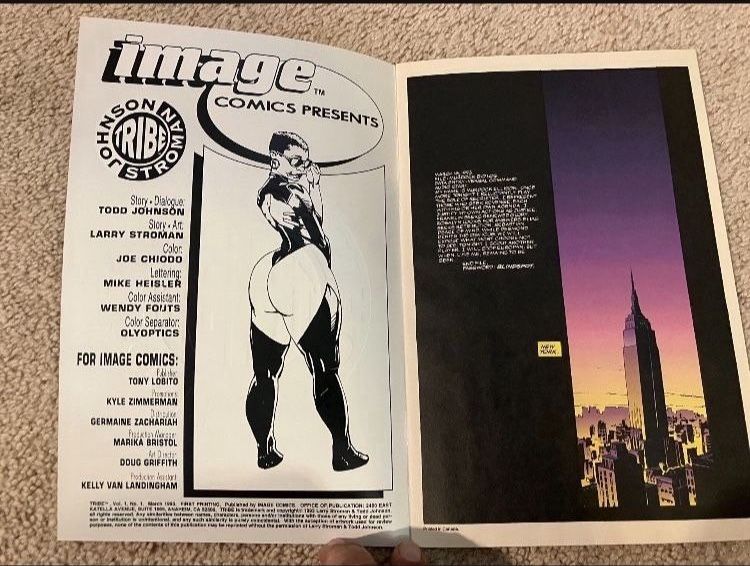 Tribe # 1 Gold Foil Cover Comic Book (Image Comics)