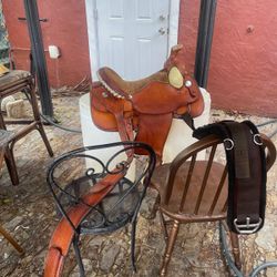 Horse Saddle Including pommel, seat, cantle, and gullet