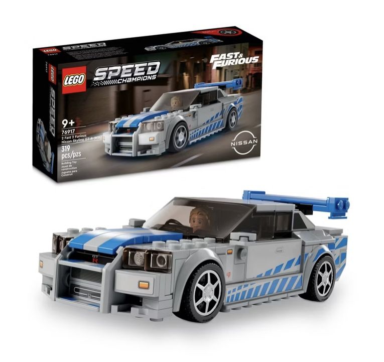 LEGO Speed Champions 2 Fast 2 Furious Nissan Skyline GT-R (R34) 76917