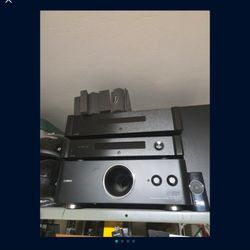 Powered Sub, Preamp, Remote