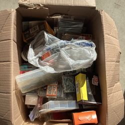 Various Nails, Wood & Metal Screws,Staples, Anchors, etc. Big Box! SEE VIDEO on Facebook Marketplace