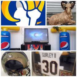 Nfl Superbowl Rams Decorations And Autographed Signed Stuff Make An Offer Pick Up In Cypress 