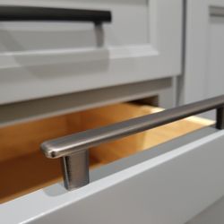 Kitchen Hardware Door Handles 5" Nickel