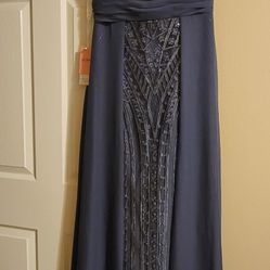 Evening Dress, Size 8, Color: Stormy 