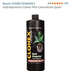 NEW HYDRODYNAMICS CLONEX MIST CONCENTEATE QUART