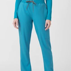 Brand New Scrubs Pants Xs-p Teal Color Come With The Matching Tops Both for $55